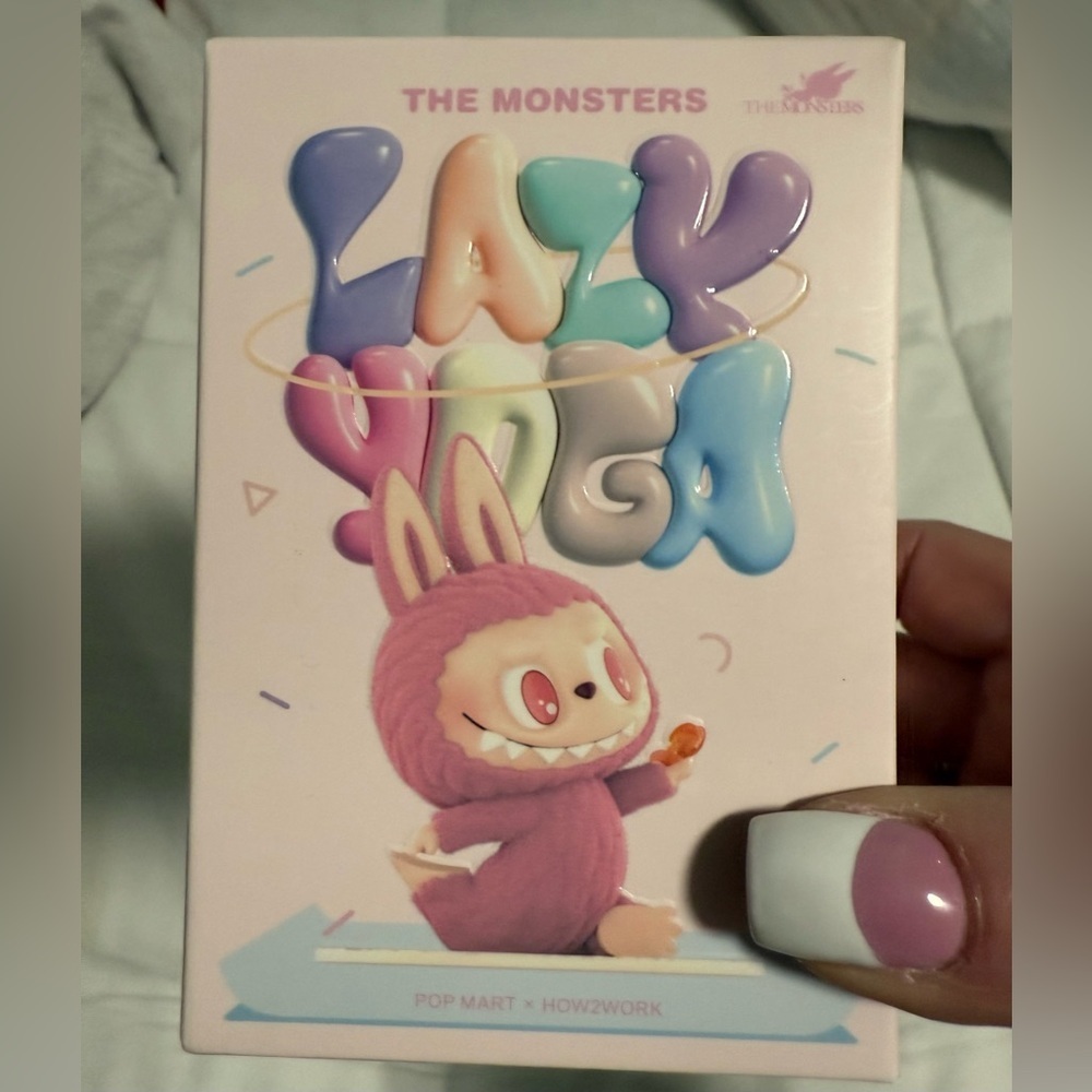 POP MART Authentic labubu Lazy Yoga Collectible Figure Blind Box!!